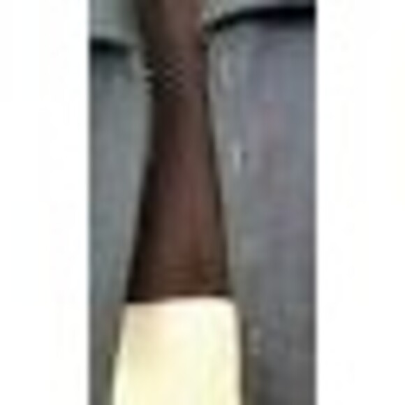 Free People Blue/Gray Herringbone Tweed Puff Sleeve Jacket  Size 8 - Picture 4 of 7